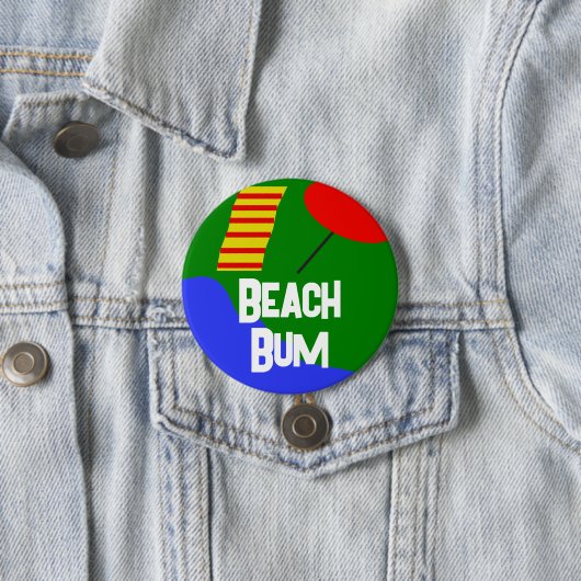 Offizielle Schaltfläche "Beach Bum" Button (Beispiel)