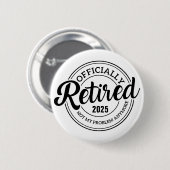 Offizielle Schaltfläche - Benutzerdefiniertes Jahr Button (Vorne & Hinten)