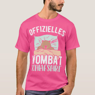 Offizielle Schlafwombat T-Shirt