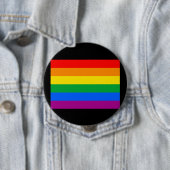 OFFIZIELLE SCHWULE PRIDE-FLAGGE BUTTON (Beispiel)