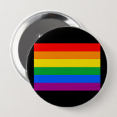 OFFIZIELLE SCHWULE PRIDE-FLAGGE BUTTON (Vorne & Hinten)