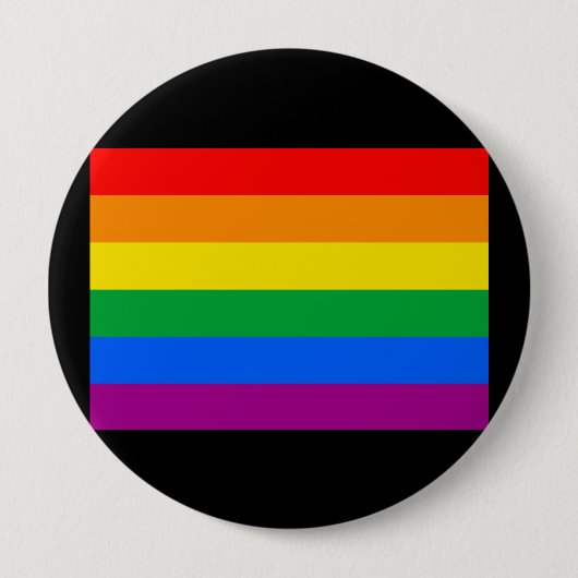 OFFIZIELLE SCHWULE PRIDE-FLAGGE BUTTON (Vorderseite)