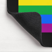 OFFIZIELLE SCHWULE PRIDE-FLAGGE MOUSEPAD (Ecke)