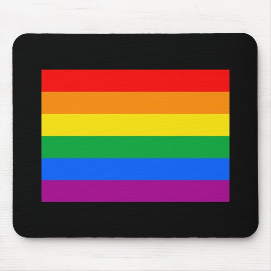OFFIZIELLE SCHWULE PRIDE-FLAGGE MOUSEPAD (Vorne)