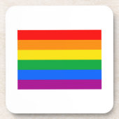 OFFIZIELLE SCHWULE PRIDE-FLAGGE UNTERSETZER (Vorderseite)