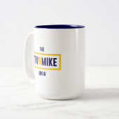 Offizielle Show-Tasse - Blau Zweifarbige Tasse (Vorderseite Links)