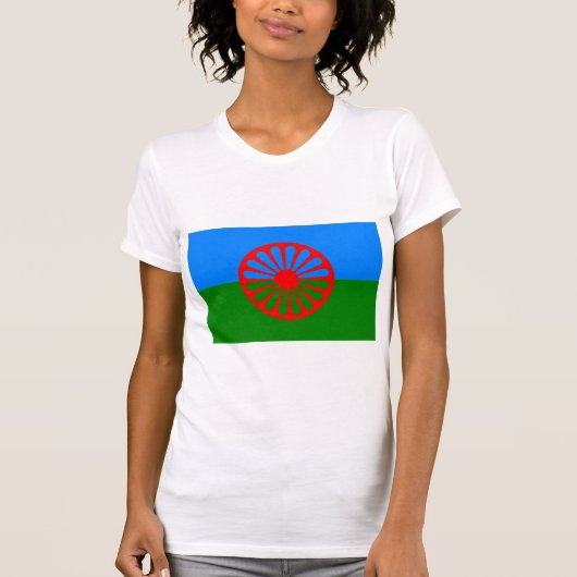Offizielle Sinti und Roma-Flagge T-Shirt (Vorderseite)