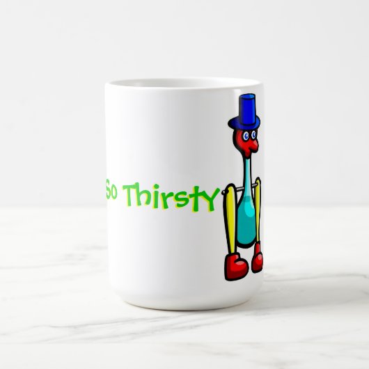 Offizielle "so durstige" Drinky Vogel-Kaffeetasse Kaffeetasse (Mittel)