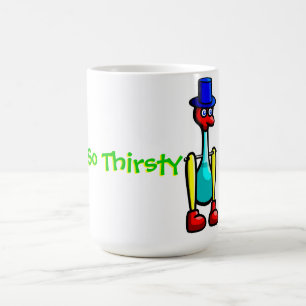 Offizielle "so durstige" Drinky Vogel-Kaffeetasse Kaffeetasse
