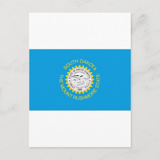 Offizielle Staatsflagge in Süddakota Postkarte