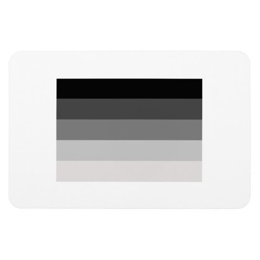 OFFIZIELLE STRAIGHT PRIDE FLAG MAGNET (Horizontal)