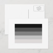 OFFIZIELLE STRAIGHT PRIDE FLAG POSTKARTE (Vorne/Hinten)