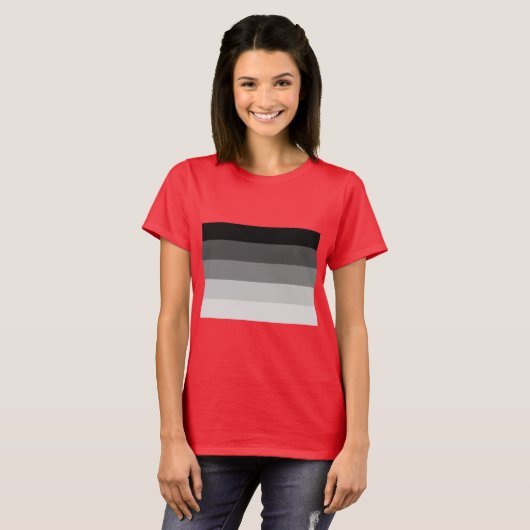 OFFIZIELLE STRAIGHT PRIDE FLAG T-Shirt (Vorne ganz)