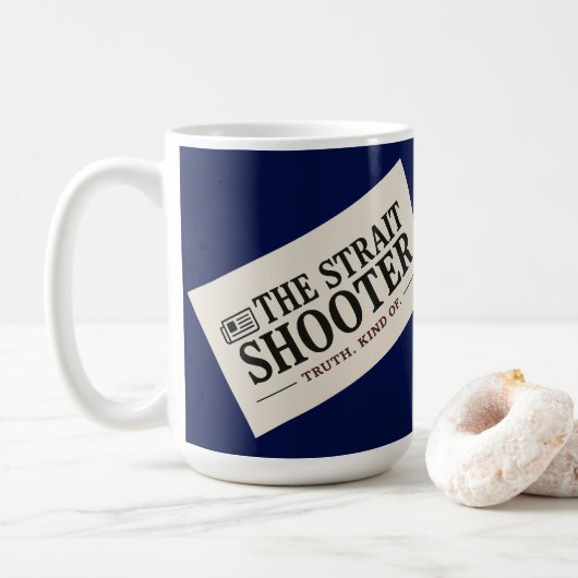 Offizielle Strait Shooter Nachrichten Kaffeetasse (Mit Donut)
