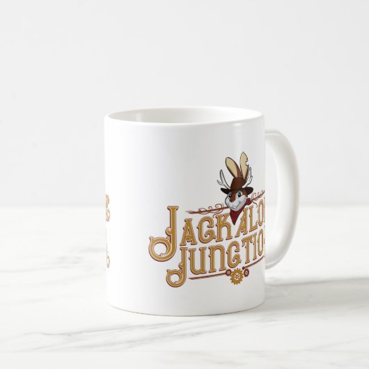 Offizielle Tasse Jackalope Junction (VorderseiteRechts)