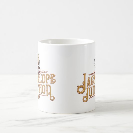 Offizielle Tasse Jackalope Junction (Mittel)