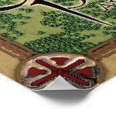 Offizielle Thana Pel Map (Legende des Winterking) Poster (Ecke)