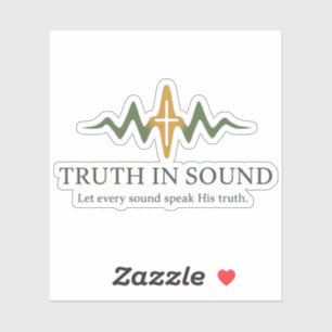 Offizielle Truth in Sound Merchandise Aufkleber