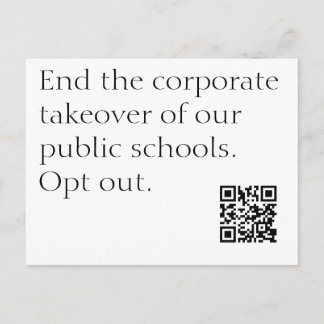 Offizielle United Opt Out Postkarten