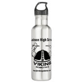 OFFIZIELLE Viking Roboter Wasserflasche Edelstahlflasche (Vorderseite)