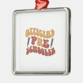 Offizielle Vorschulin Ornament Aus Metall (Links)