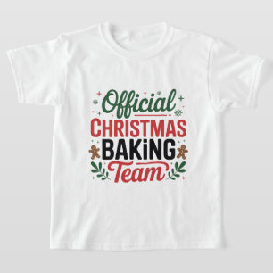 Offizielle Weihnachtsbackmannschaft Wortart unisex T-Shirt