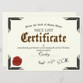 Offizielle Weihnachtskarte Einladung (Vorne/Hinten)