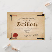 Offizielle Weihnachtskarte Karte (Vorderseite/Rückseite Beispiel)