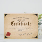 Offizielle Weihnachtskarte Karte (Stehend Vorderseite)