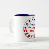 Offizielle zugelassene Patriot-Mama-Tasse Zweifarbige Tasse (Vorderseite Links)