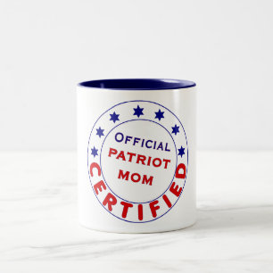 Offizielle zugelassene Patriot-Mama-Tasse Zweifarbige Tasse