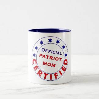 Offizielle zugelassene Patriot-Mama-Tasse Zweifarbige Tasse