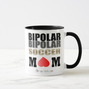 Offizielle zweipolige Fußball-Mama Tasse