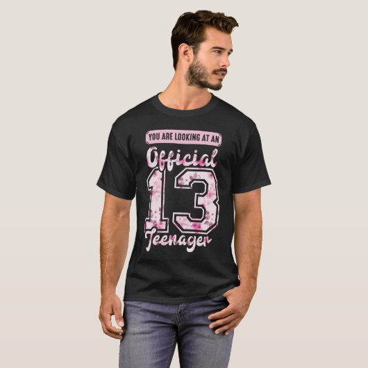 Offiziellen 13 Teenager, 13. T-Shirt (Vorne ganz)