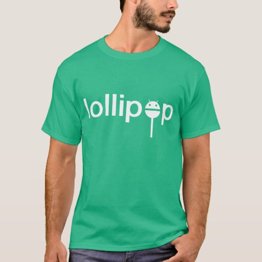 Offizieller androider Lutscher T-Shirt (Vorderseite)