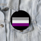 OFFIZIELLER ASEXUELLER FLAG BUTTON (Beispiel)