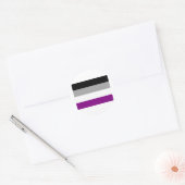 OFFIZIELLER ASEXUELLER FLAG RUNDER AUFKLEBER (Umschlag)