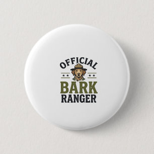 Offizieller Bark Ranger Hund Vintage Grafik_1 Button