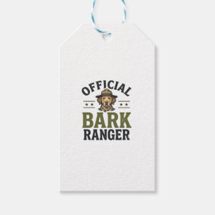Offizieller Bark Ranger Hund Vintage Grafik_1 Geschenkanhänger