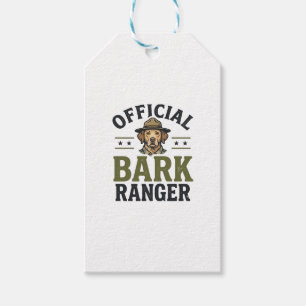Offizieller Bark Ranger Hund Vintage Grafik_1 Geschenkanhänger
