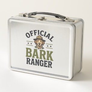 Offizieller Bark Ranger Hund Vintage Grafik_1 Metall Brotdose