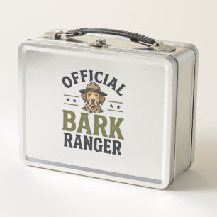 Offizieller Bark Ranger Hund Vintage Grafik_1 Metall Brotdose