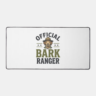 Offizieller Bark Ranger Hund Vintage Grafik_1 Schreibtischunterlage