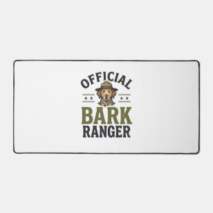 Offizieller Bark Ranger Hund Vintage Grafik_1 Schreibtischunterlage