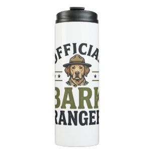Offizieller Bark Ranger Hund Vintage Grafik_1 Thermosbecher