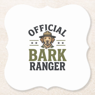 Offizieller Bark Ranger Hund Vintage Grafik_1 Untersetzer