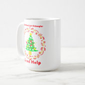 Offizieller Baumhellentänger - Hilfe senden Kaffeetasse (Vorderseite Links)