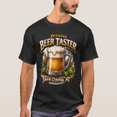 Offizieller Biertester York County PA T-Shirt (Vorderseite)