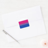 OFFIZIELLER BISEXUELLER PRIDE FLAG RUNDER AUFKLEBER (Umschlag)