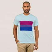 OFFIZIELLER BISEXUELLER PRIDE FLAG T-Shirt (Vorne ganz)